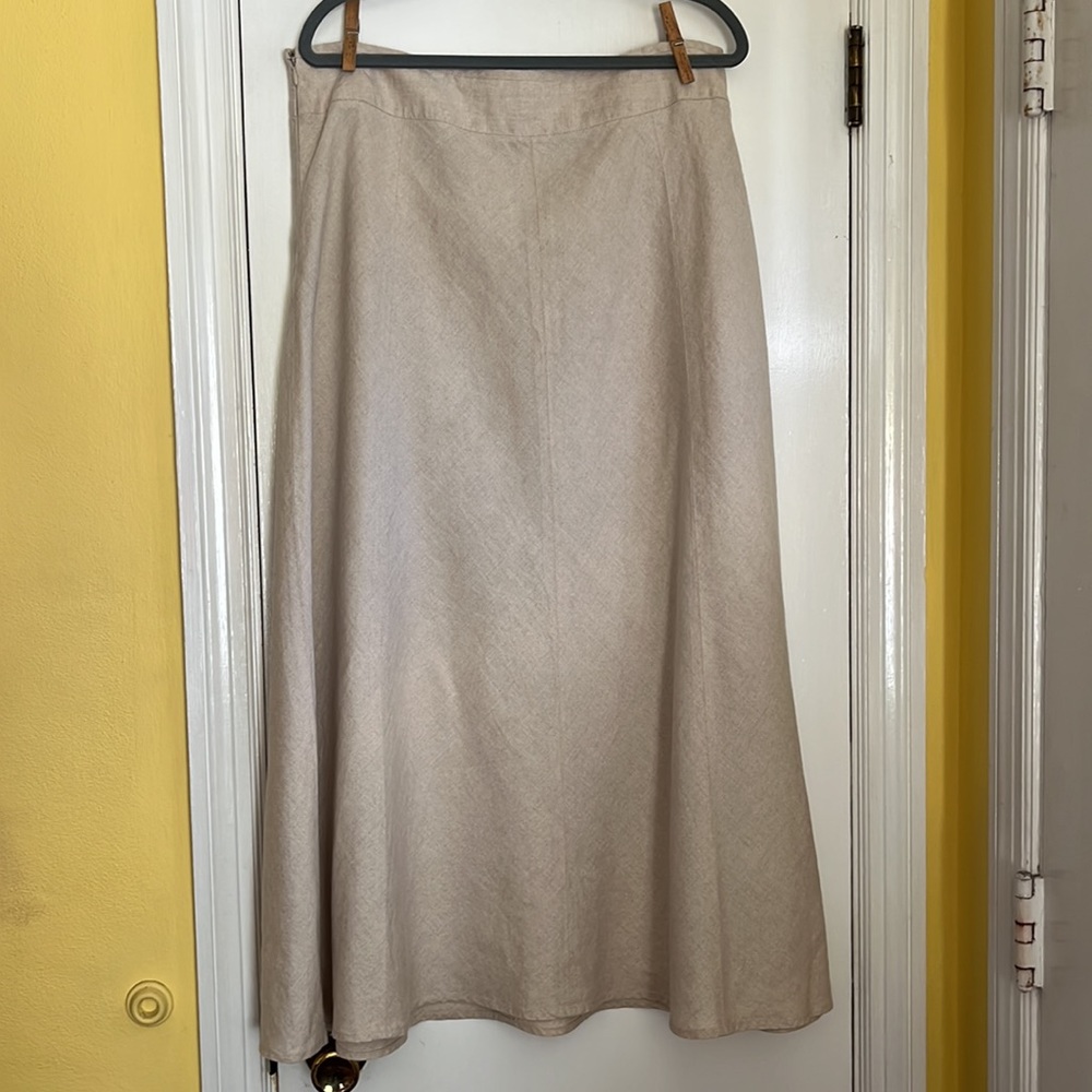 Charter Club 100% linen a-line skirt - Picture 4 of 4